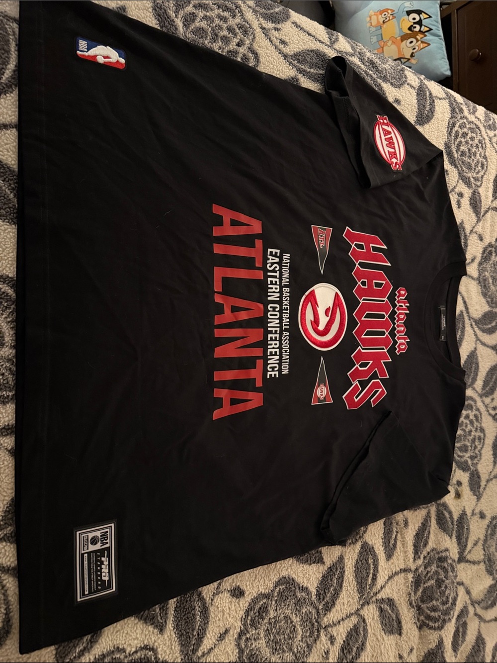 Atlanta Hawks Men's Black Short Sleeve Team T-Shirt